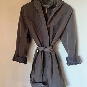 Grey Windbreaker
